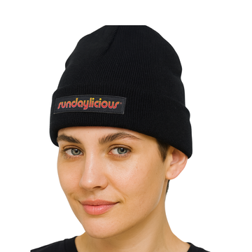 Sundaylicious Black Beanie