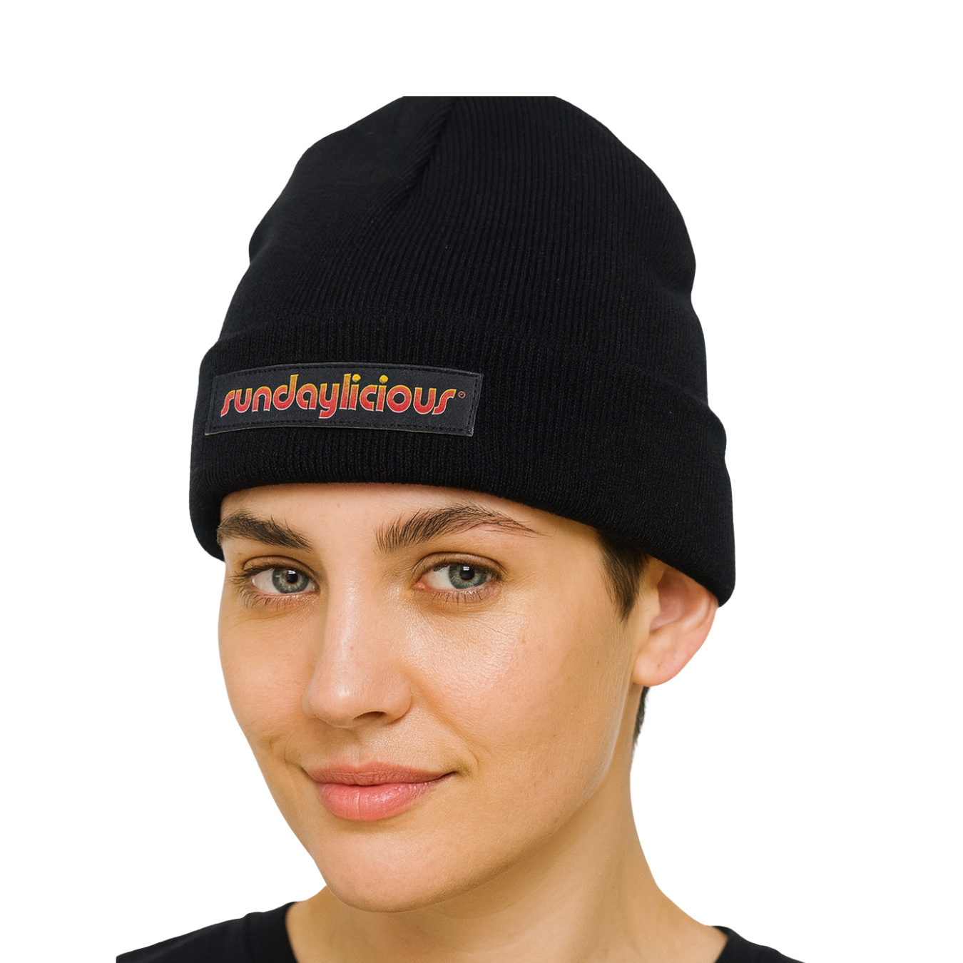 Sundaylicious Black Beanie